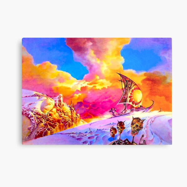 The Island of Dr. Death and other Stories - Vintage Sci-Fi Art Metal Print