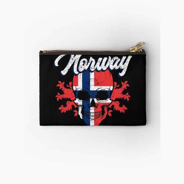 Item preview, Norway flag coat of arms skull designed and sold by Mila1946.