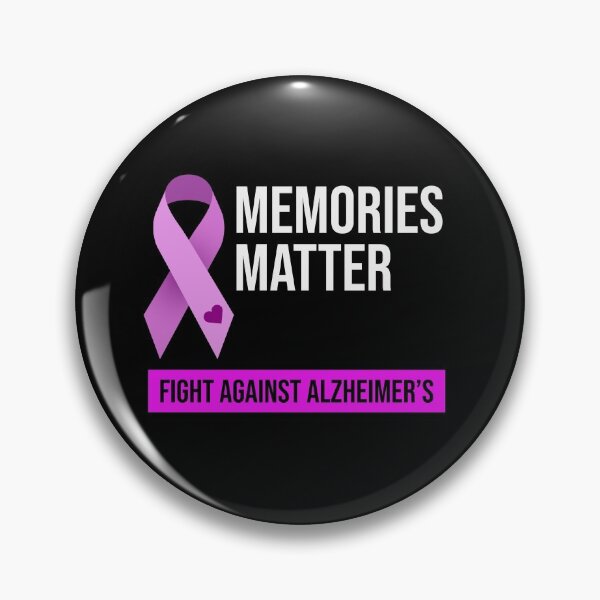 Item preview, Alzheimer's Awareness Purple Heart Ribbon designed and sold by CuteDesigns1.