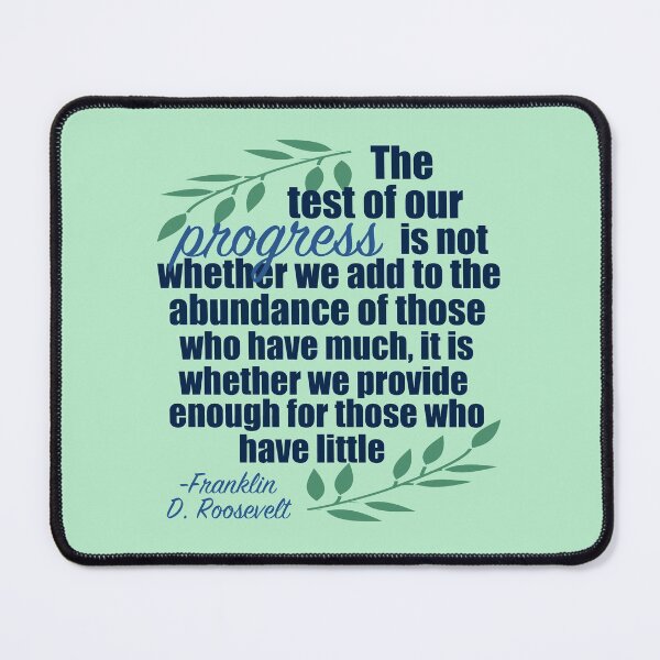 Item preview, Inspirational FDR Philanthropist Quote designed and sold by Epic Love Designs.
