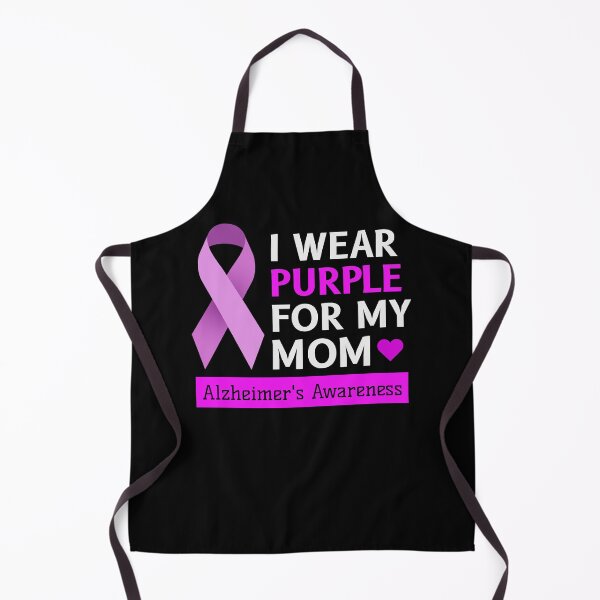 Item preview, Alzheimer's Awareness Purple Heart Ribbon designed and sold by CuteDesigns1.