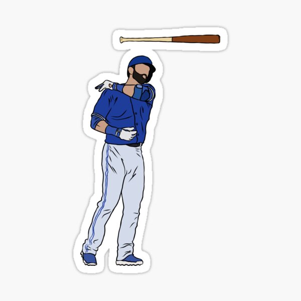 Jose Bautista Bat Flip - Jose Bautista - Sticker