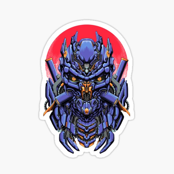 Mecha Demon Sticker