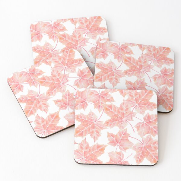 Item preview, Watercolor autumn foliage, fall red maple leaves on a white background designed and sold by Spring-Sun.