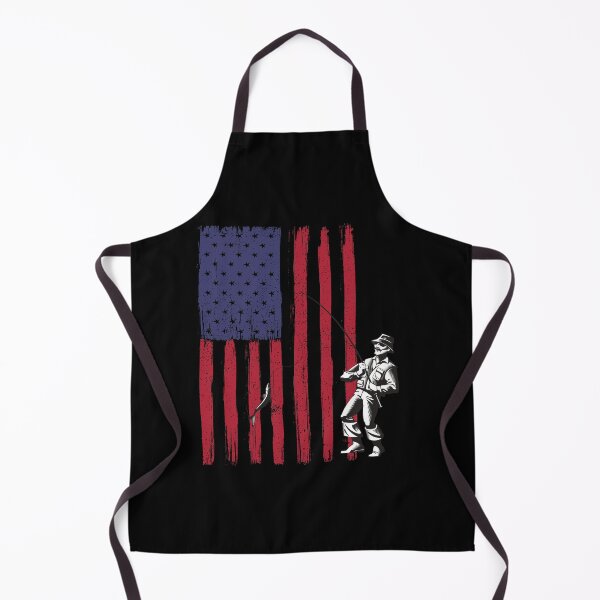 Item preview, American Flag Vintage Fishing T-Shirt designed and sold by ShutEyeShirts.