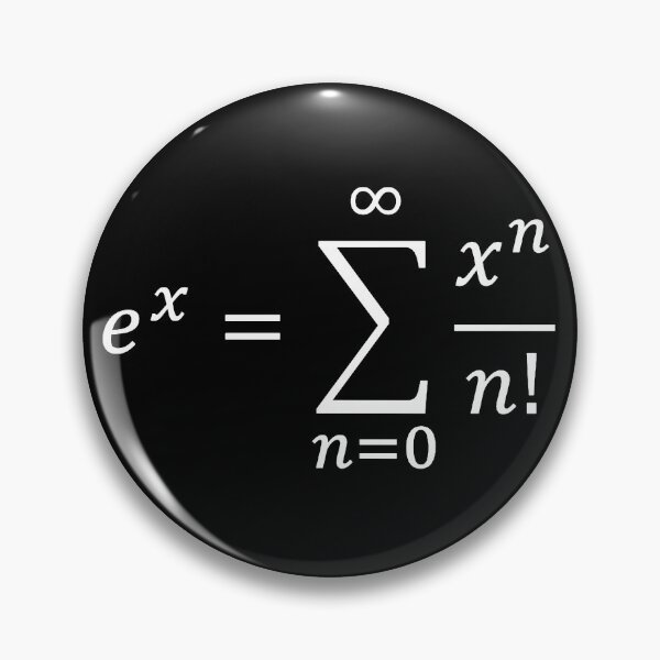 Item preview, exponential definition using series, calculus and math designed and sold by NoetherSym.