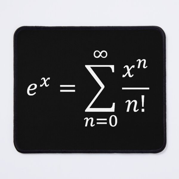 Item preview, exponential definition using series, calculus and math designed and sold by NoetherSym.