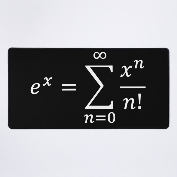 Item preview, exponential definition using series, calculus and math designed and sold by NoetherSym.