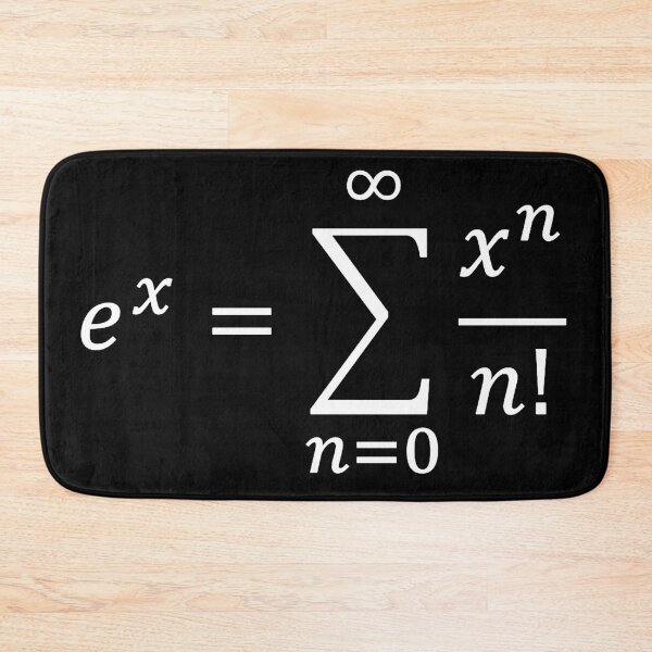 Item preview, exponential definition using series, calculus and math designed and sold by NoetherSym.