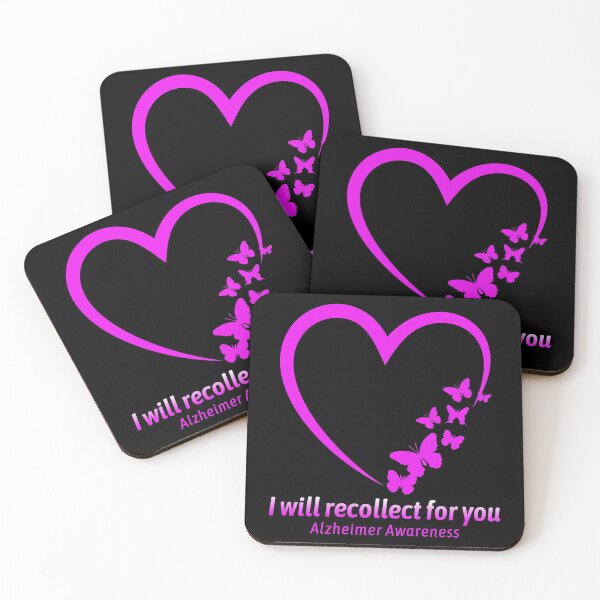 Item preview, Alzheimer's Awareness Butterfly Purple Heart designed and sold by CuteDesigns1.