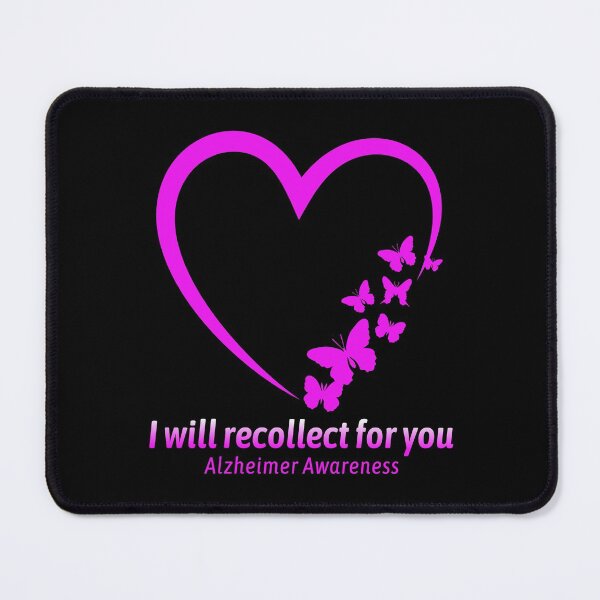 Item preview, Alzheimer's Awareness Butterfly Purple Heart designed and sold by CuteDesigns1.