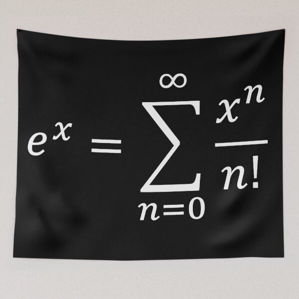Item preview, exponential definition using series, calculus and math designed and sold by NoetherSym.