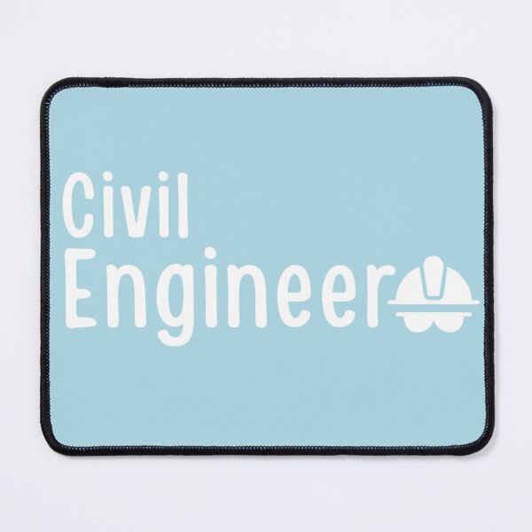 Item preview, Civil engineer - engineer gift (white/grey) designed and sold by PickaSticka.