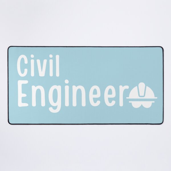 Item preview, Civil engineer - engineer gift (white/grey) designed and sold by PickaSticka.