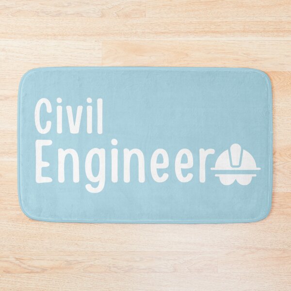 Item preview, Civil engineer - engineer gift (white/grey) designed and sold by PickaSticka.