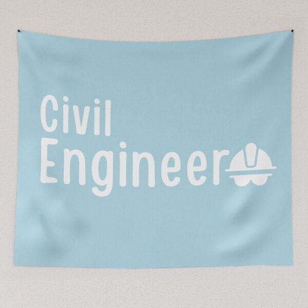 Item preview, Civil engineer - engineer gift (white/grey) designed and sold by PickaSticka.