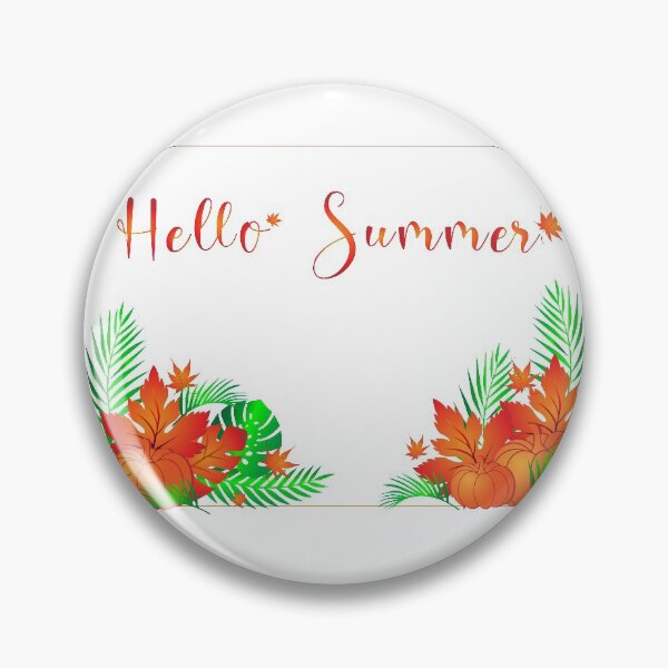 Item preview, Hello summer leaf and pumpkin designed and sold by ZieProject.