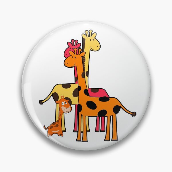 Item preview, Cute Animal Design, Friendly Giraffe Family designed and sold by ThePicturesGuy.