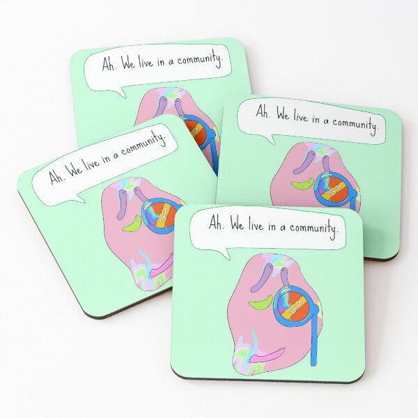Item preview, We Live in a Community - Funny Bootleg Bad Translation  designed and sold by raspberry-tea.