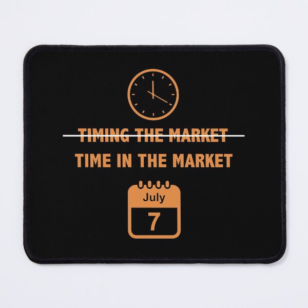 Item preview, Time in the market investment strategy compound growth design designed and sold by CreatedbyJR.