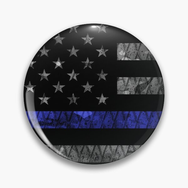 Item preview, Police Thin Blue Line Flag designed and sold by Jared Davies.