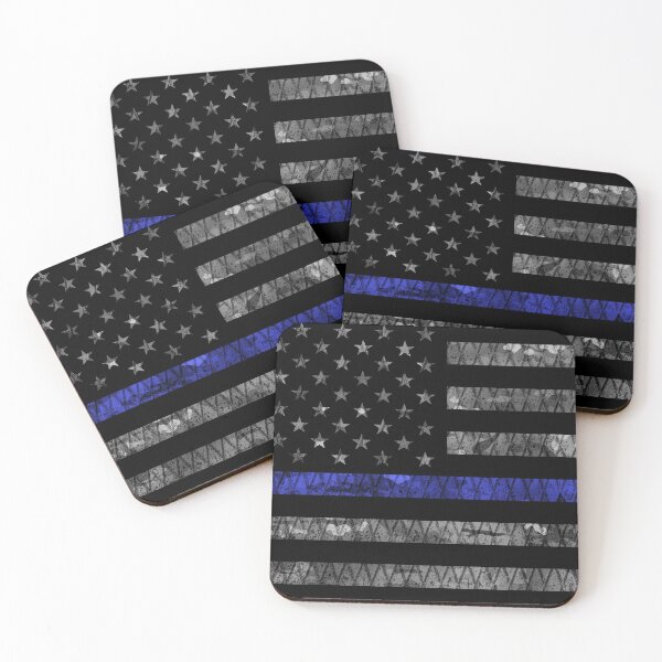 Item preview, Police Thin Blue Line Flag designed and sold by Jared Davies.