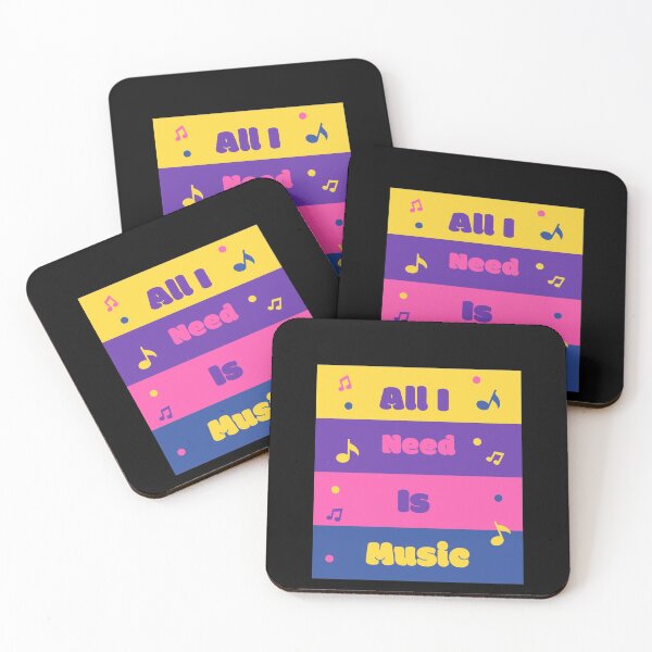 Item preview,  Aesthetic Cool Design-All I Need Is Music  designed and sold by yourcherryguy.