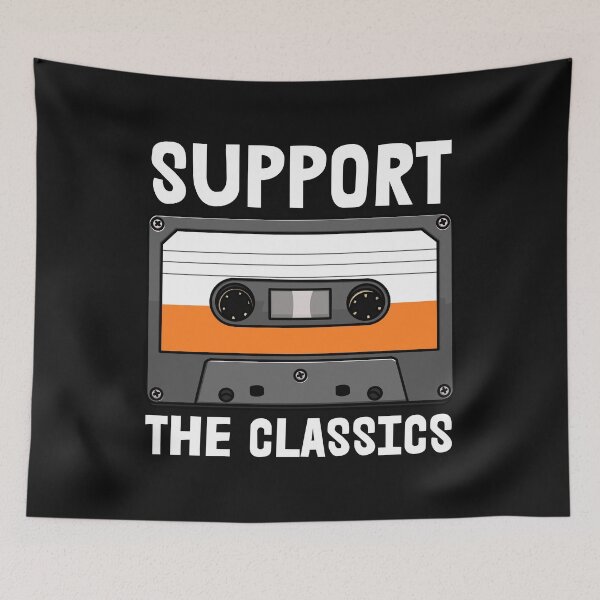 Item preview, Support The Classics Cassette designed and sold by Bendthetrend.