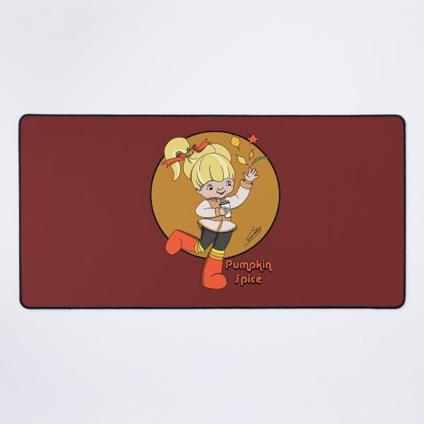 80's Barista Star - Pumpkin Spice Desk Mat