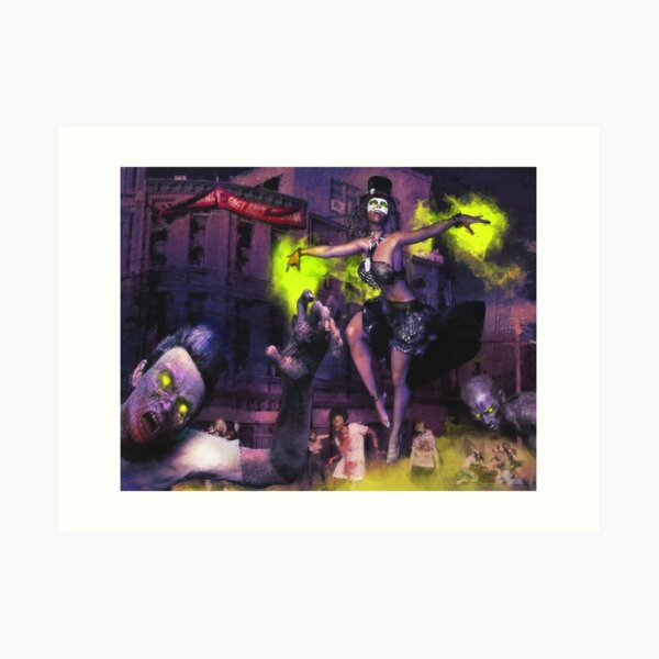Zombie-Gang Kunstdruck