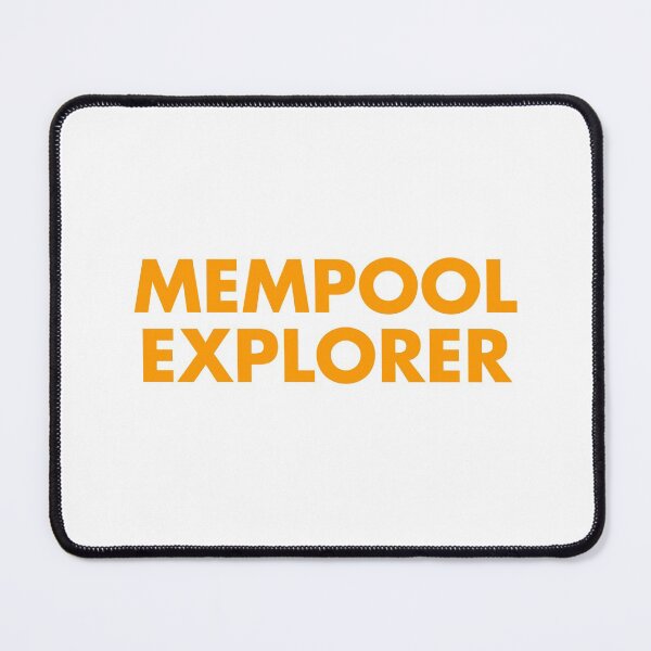 Item preview, Mempool Explorer Bitcoin (Orange) designed and sold by NautilusMare.