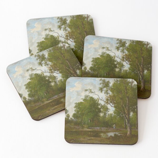 Item preview, Leon Richet - Mare dans la Clairière, Forêt de Fontainebleau designed and sold by Rehs.