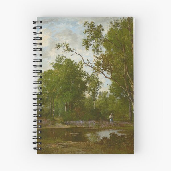 Aperçu de l'œuvre Léon Richet - Mare dans la Clairière, Forêt de Fontainebleau créée et vendue par Rehs.