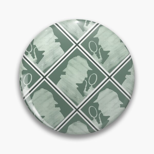 Item preview, Sherlock Holmes Checker Pattern Hunter Green designed and sold by Miwhi’s Shop.