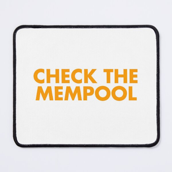 Item preview, Check the mempool Bitcoin (Orange) designed and sold by NautilusMare.