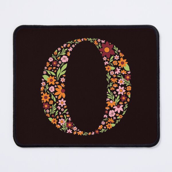 Item preview, Retro Floral Letter O designed and sold by zeljkica.