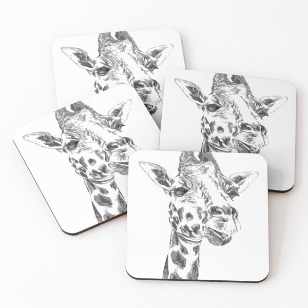 Item preview, Monochrome Giraffe - Pop Art Style & Posterized designed and sold by artisananimals.