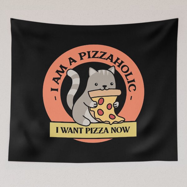 Item preview, I am a pizzaholic designed and sold by NoTimeToWaste.