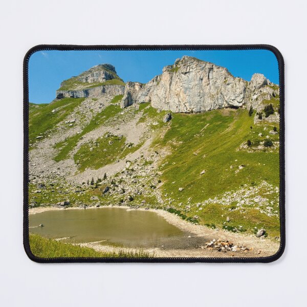 Item preview, Mountain lake Lac de Mayen beneath the tops of the Tour de Mayen mountain designed and sold by svanaerschot.
