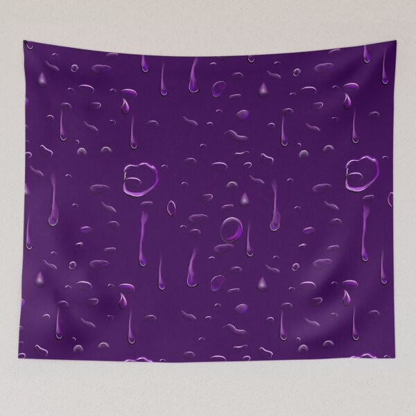 Item preview, purple again 2, raindrops deep purple designed and sold by Artonmytee.