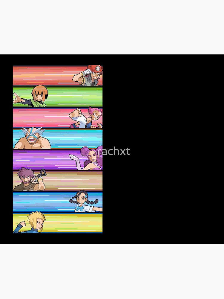 Unova VS Gym Leaders Banner Poster for Sale by rachxt