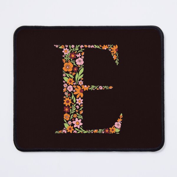 Item preview, Retro Floral Letter E designed and sold by zeljkica.
