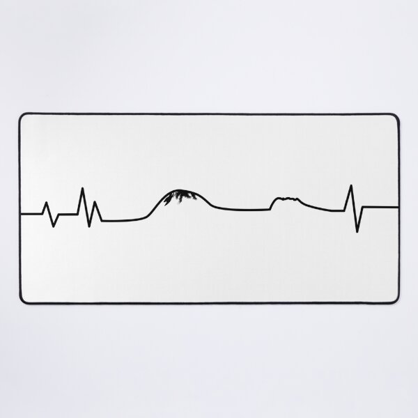 Item preview, Kilimanjaro heartbeat black designed and sold by Firikokoz.