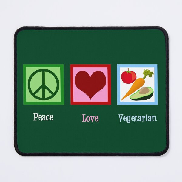 Item preview, Peace Love Vegetarian designed and sold by Epic Love Designs.