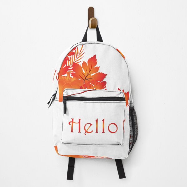 Item preview, Hello October autumn season pillow designed and sold by ZieProject.