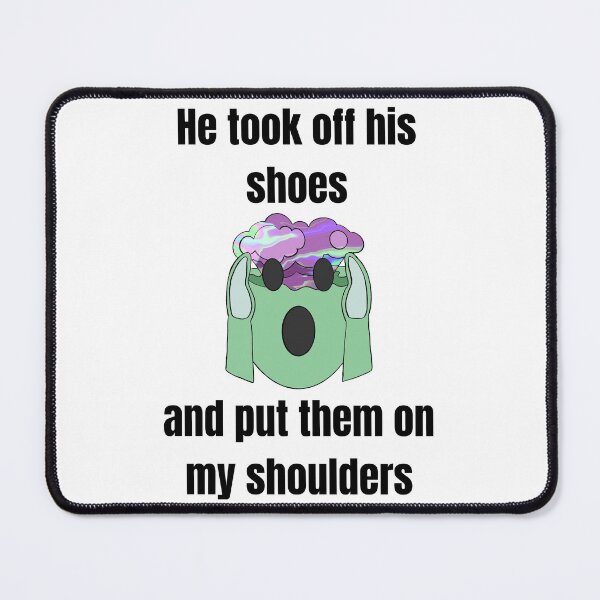 Item preview, His Shoes - Funny Weird Meme Bad Translation designed and sold by raspberry-tea.