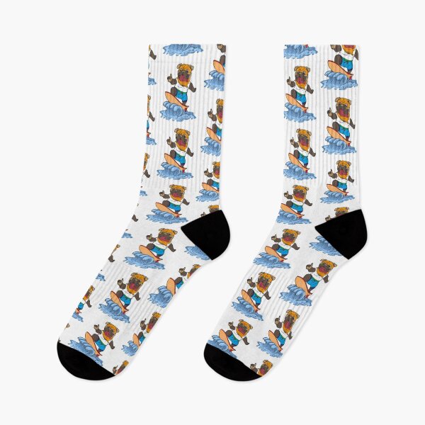 Item preview, Dog On Surfboard - pug version designed and sold by bahicharafe.