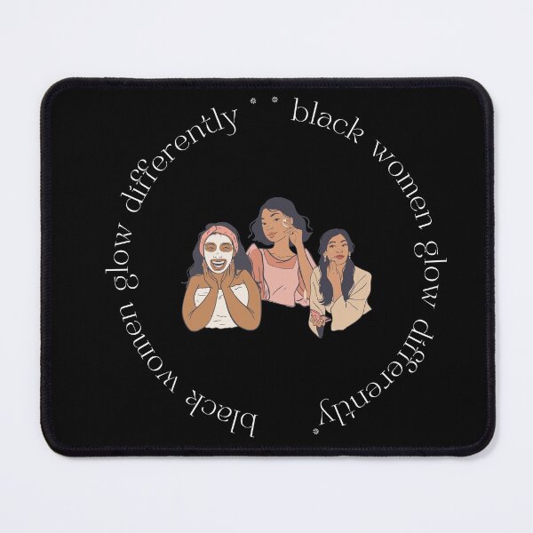 Item preview, Black Women Glow Differently designed and sold by DareDreams.