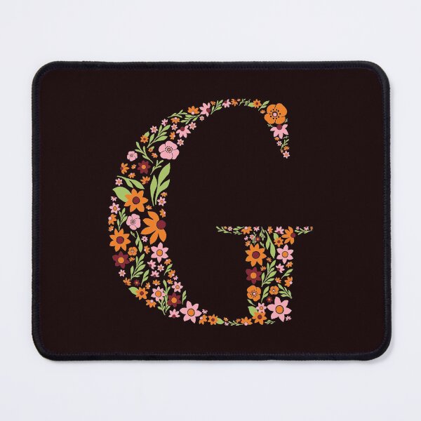 Item preview, Retro Floral Letter G designed and sold by zeljkica.