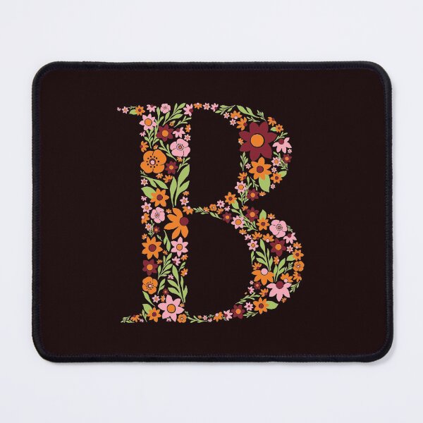 Item preview, Retro Floral Letter B designed and sold by zeljkica.